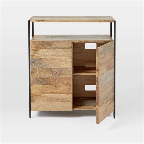 West Elm Industrial Storage Small Cabinet, Mango 